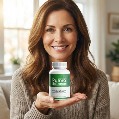 PulmoBalance Lung Health Supplement Bottle